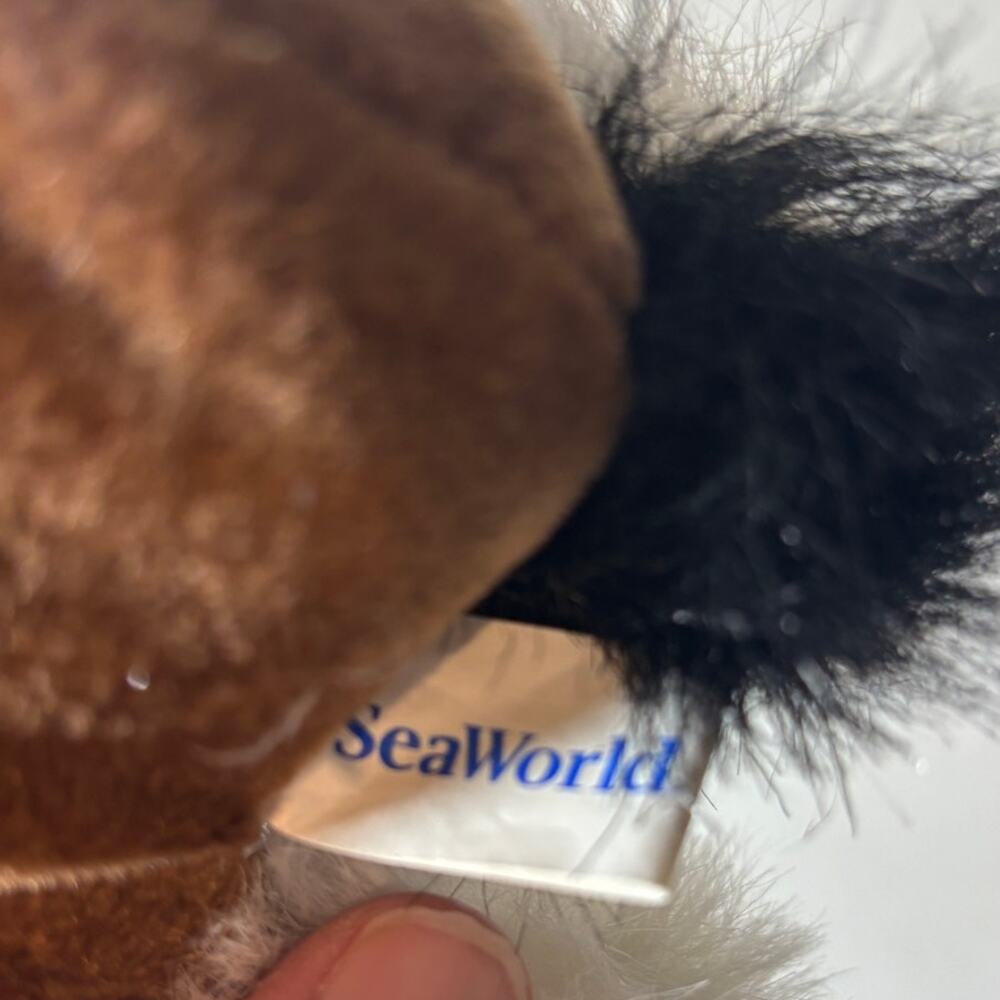 SeaWorld Sea World Bean Bag Plush Stuffed Animal Clydesdale Horse 8" - Picture 9 of 9